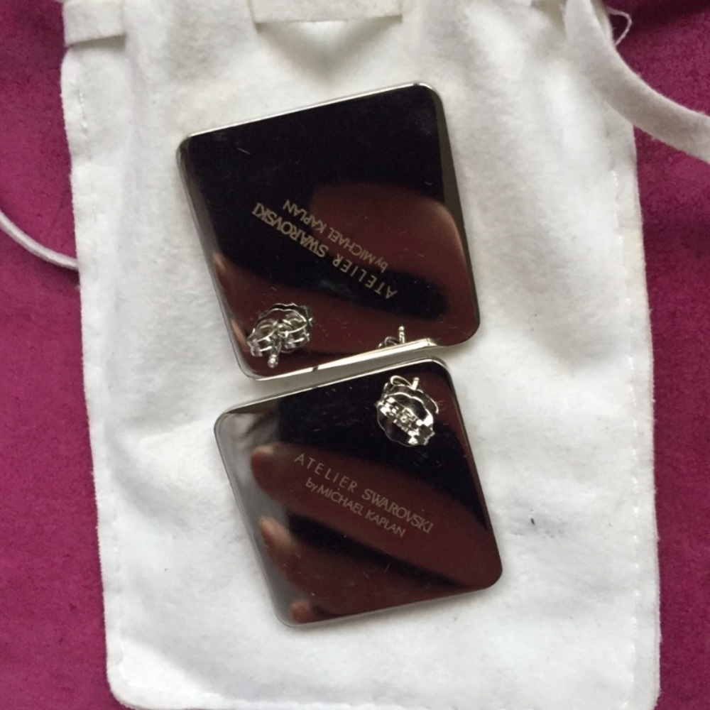Atelier Swarovski Michael Kaplan Silver earrings - Picture 2 of 3